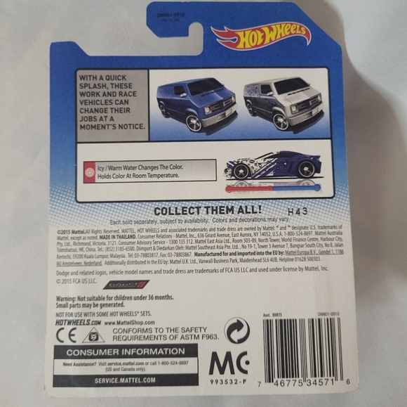 Hot Wheels Color Shifters '77 Dodge Custom Van Treasure Hunt - Picture 2 of 2